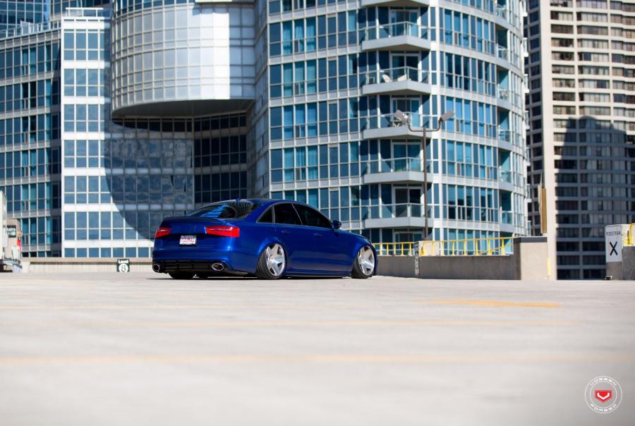  Audi A6 Sedan on Vossen Wheels (VPS-318) (4G, C7) 2016 года  (фото 14 из 59)